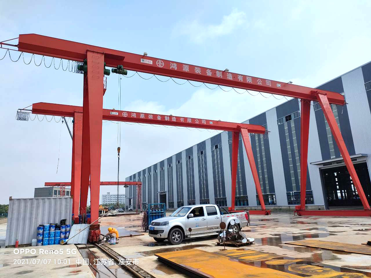 MH/MHE型電動葫蘆門式起重機(jī)